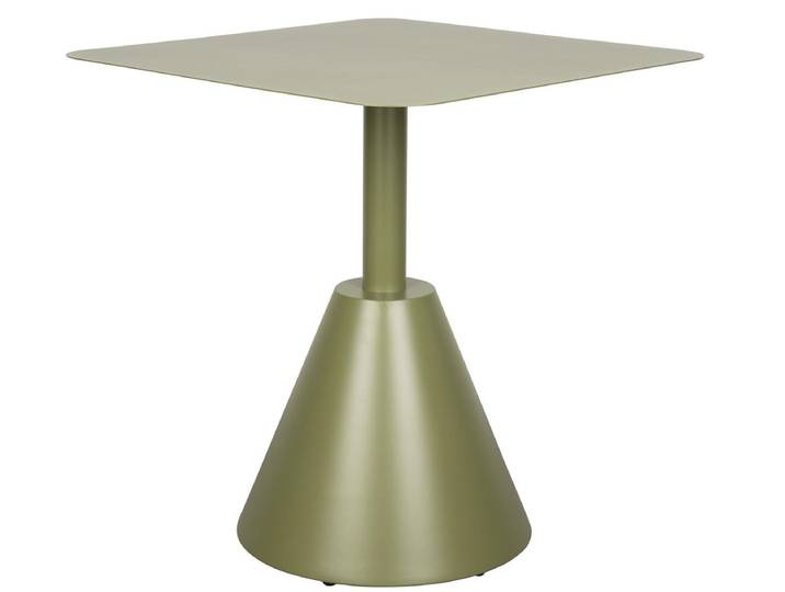 Outdoor-Tisch Fabby – aus Metall - Grün - Luxusbetten24