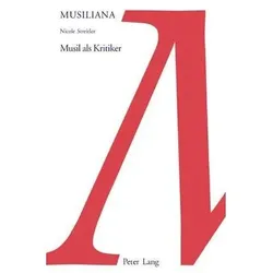 Musil als Kritiker, Fachbücher von Nicole Streitler