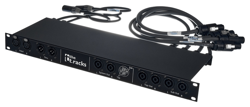 the t.racks Speaker Connection Panel nero