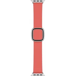 Apple Modern Buckle Large (40 mm, Granada Leder), Uhrenarmband, Pink
