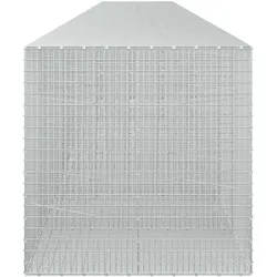 vidaXL, Steinkorb, Gabion mit 3,5 mm Draht und 5x2,5 cm Maschen 1200x100x100 cm