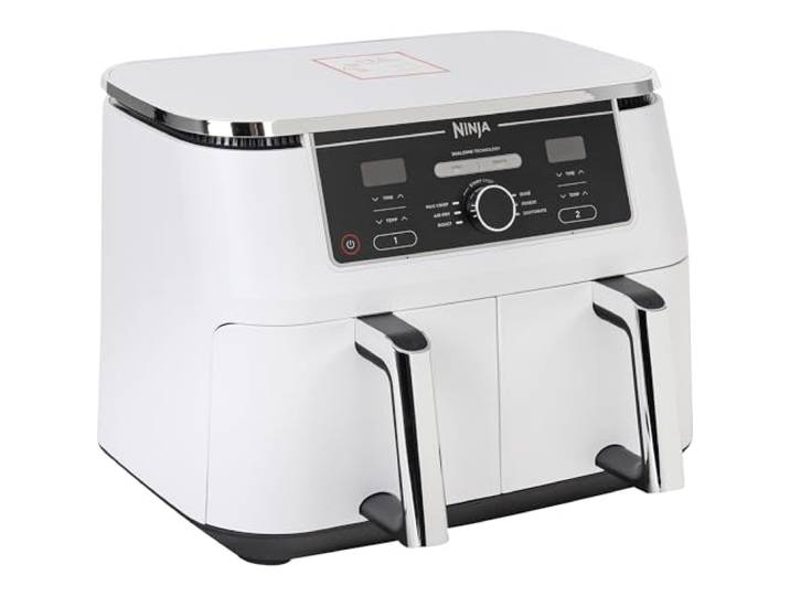 Ninja AF400EUWH MAX Foodi Dual Zone Heißluftfritteu weiß