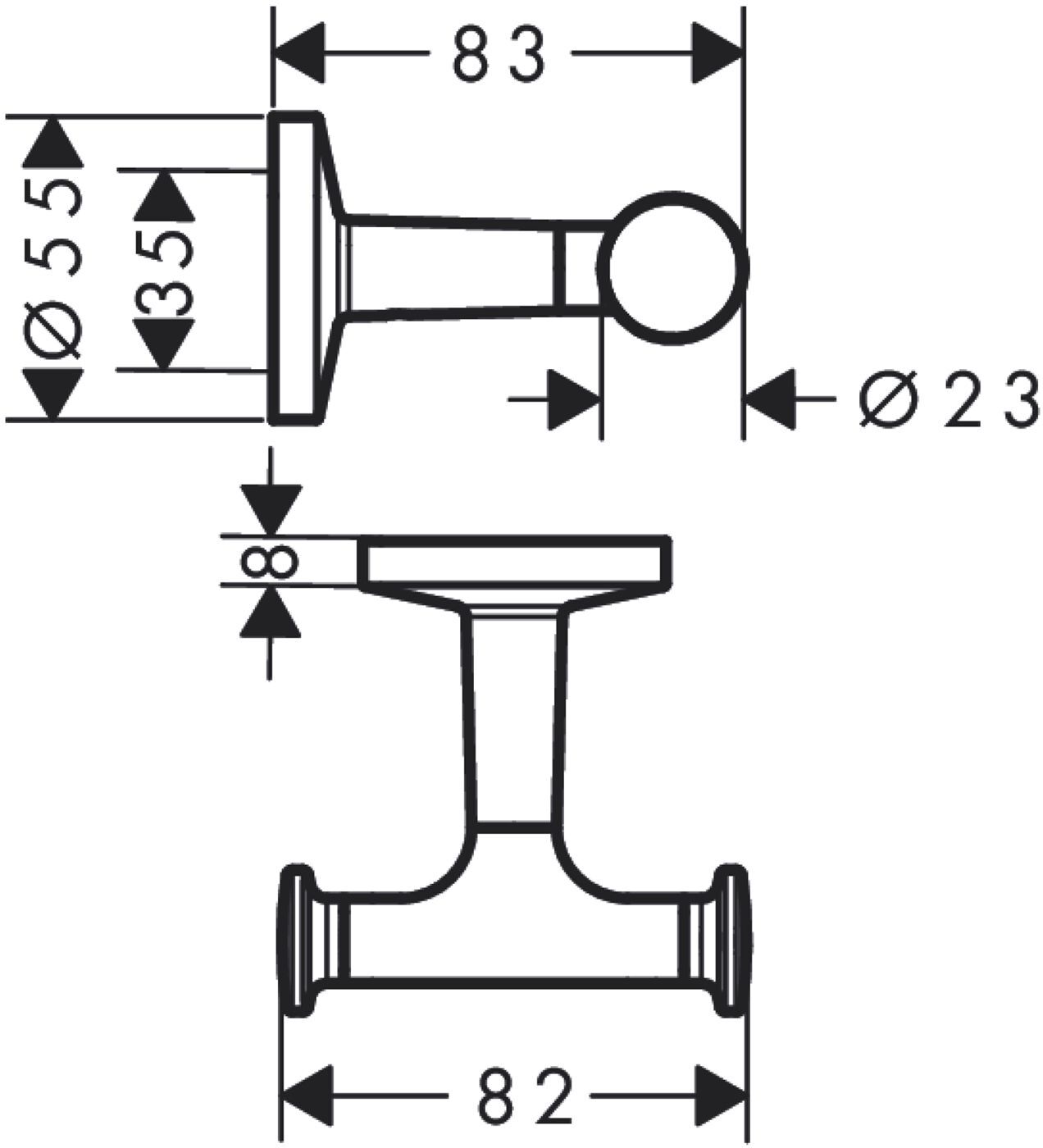 Axor Universal Doppelhaken