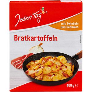 JedenTag Fertiggericht Bratkartoffeln, mit Zwiebeln und Schinken, 400g