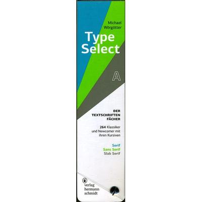 TypeSelect, Nonbook von Michael Wörgötter, Verlag Hermann Schmidt