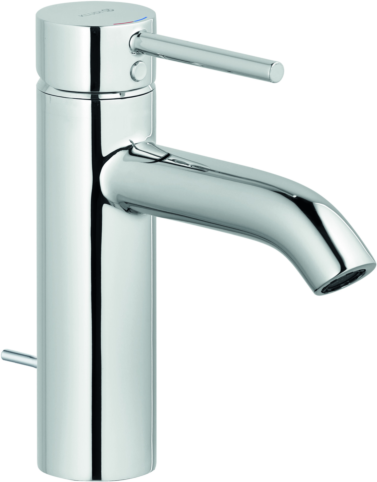 Kludi Bozz Waschtischarmatur 382800576 mit Ablaufgarnitur, chrom