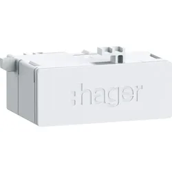 Hager Modular-Buchse, Cat5E, RJ45 8(8), geeignet für Massivleiter, geeignet für Rundkabel, weiß, Feldkonfigurierbar