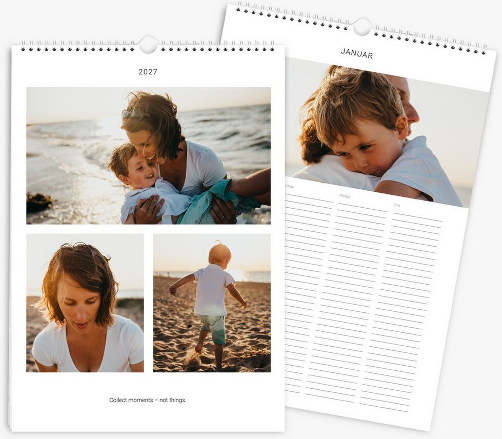Myposter Familienplaner 2027 mit eigenen Fotos gestalten
