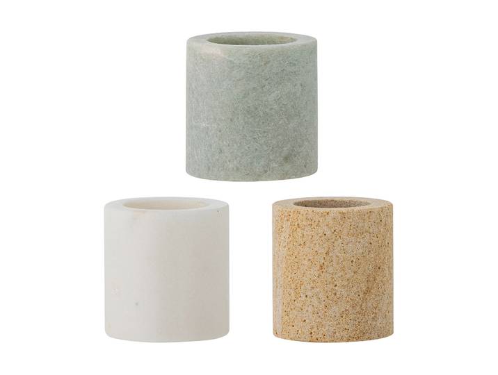 Bloomingville Boîte Kokui 3 pièces Marbre