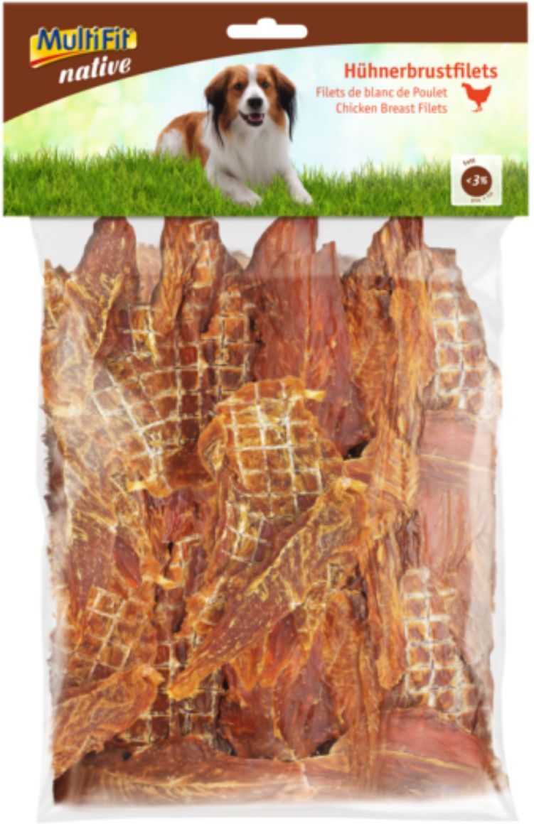 MultiFit Native Snack Dog Petto di Pollo 1KG