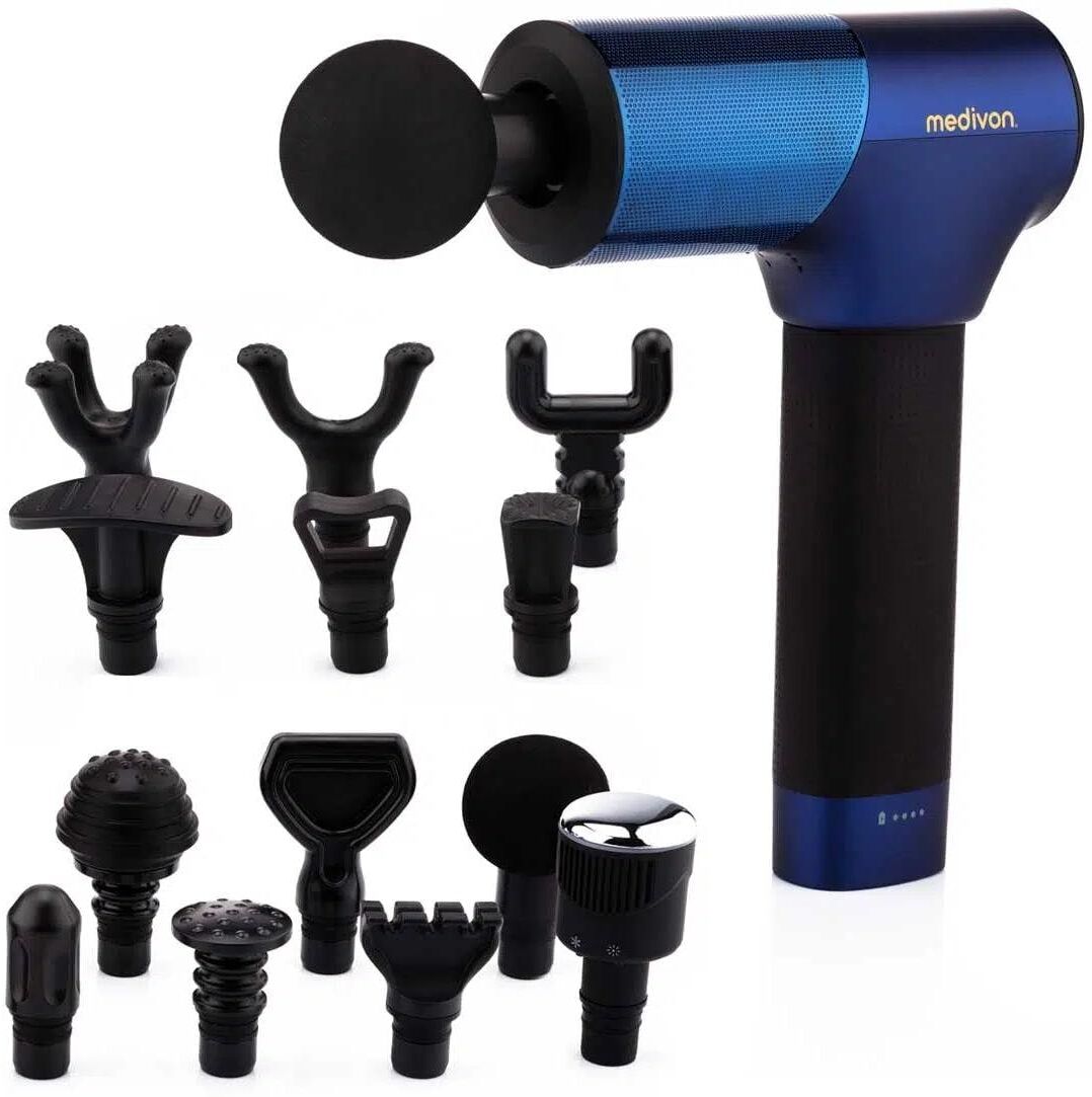 Massagegerät "Medivon Gun Elit Pulse", blau (bunt), Massagegeräte, Massagegerät bunt Einheitsgröße