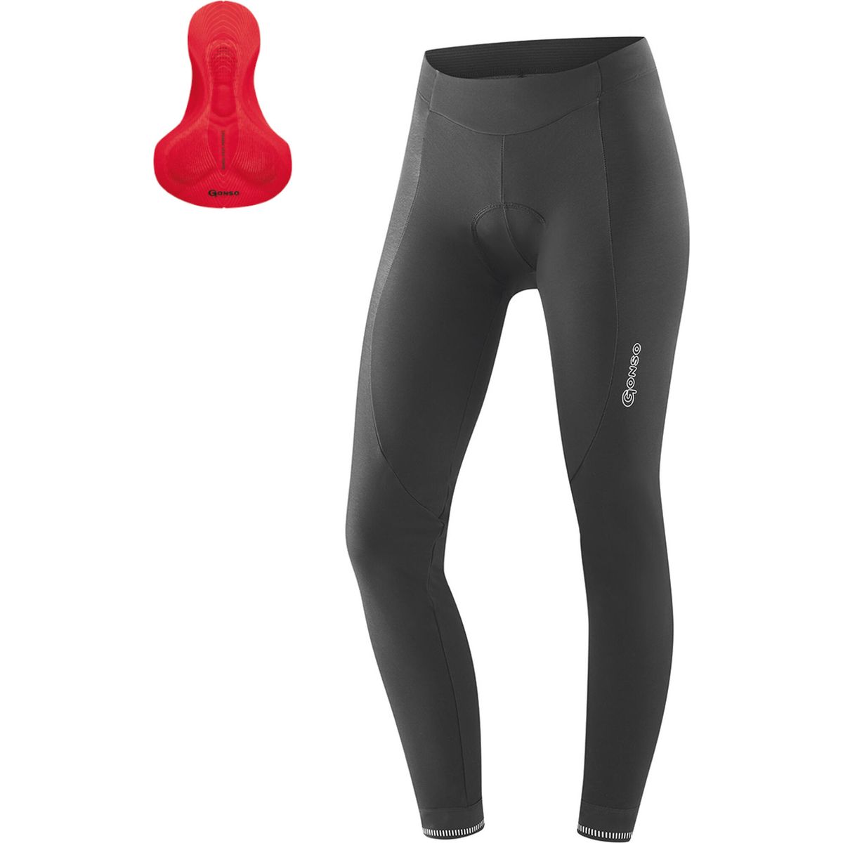 Gonso Sitivo Tight W black / fire (M19014) 44 3000404_M19014_44