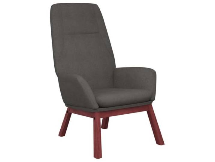 Fisinber Relaxsessel Dunkelgrau, Polstersessel mit Metallgestell Atmungsaktiver Bezug und Schaumstoffpolsterung für erholsame Stunden im Schlafzimmer, Esszimmer oder Lesebereich.