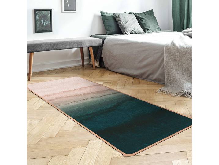 Läufer/Yogamatte Meeresrauschen 183 x 61cm Blau