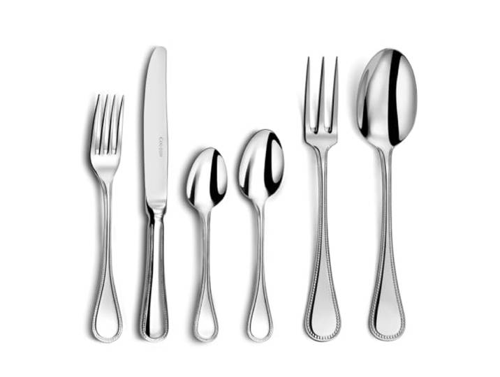 Couzon Le Perle ménagère 50 couverts pour 12 personnes\, inox 18/10 miroir Ménagère 50 couverts pour 12 personnes\, inox 18/10\, épaisseur 3\,5 mm\, finition miroir\, compatible lave-vaisselle