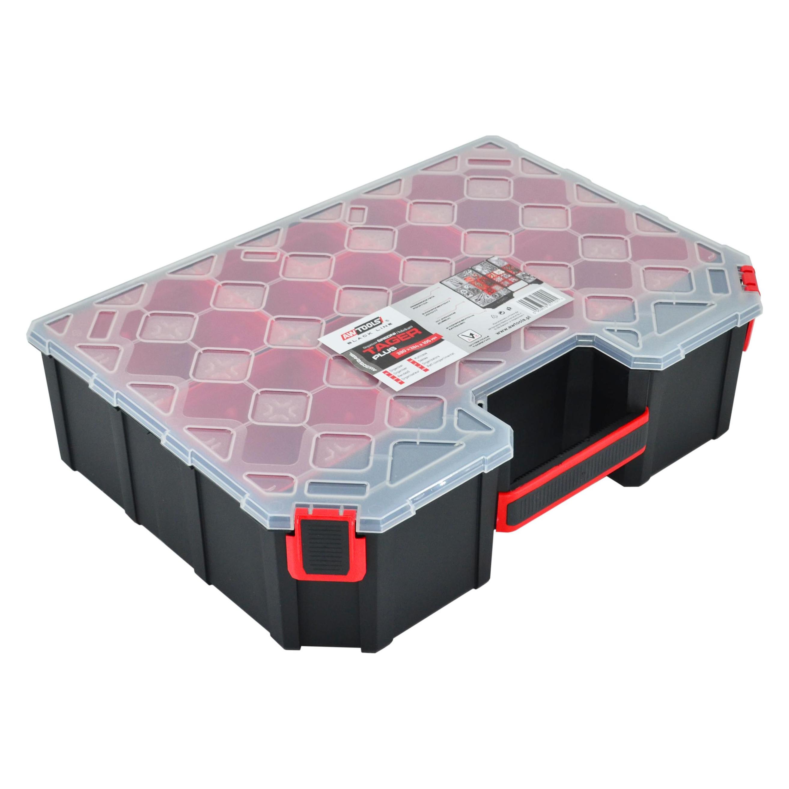 Awtools ORGANIZER TAGER PLUS Z KUBEŁKAMI ŚREDNI 390x284x105mm (35616952)