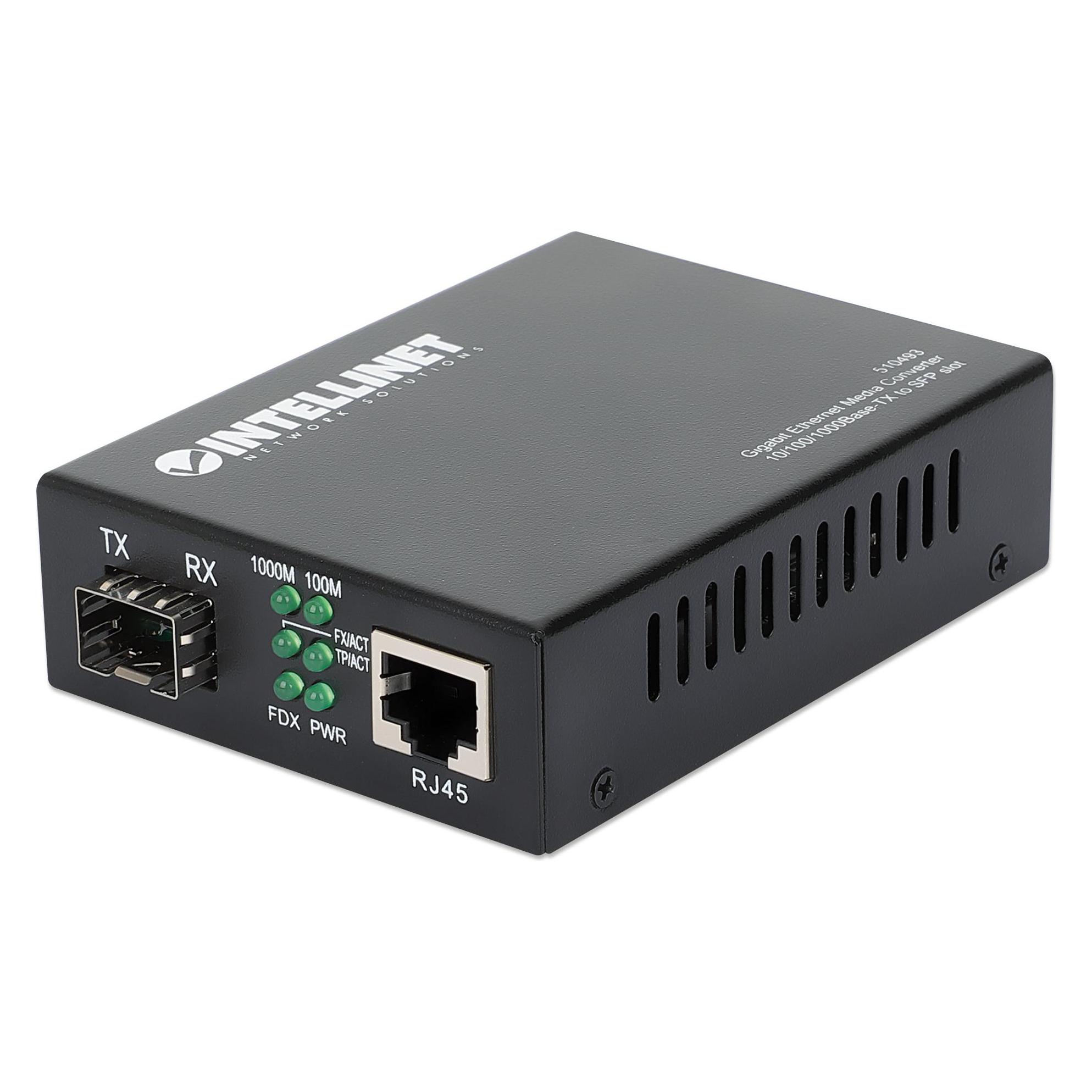 Intellinet 10/100/1000Base-TX auf SFP-Slot SFP (Media Konverter) (510493)