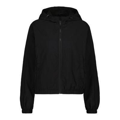 Sommerjacke ALIFE & KICKIN "Damen JovanaAK A Übergangsjacke, Jacke", Damen, Gr. XL, schwarz, 100% Polyamid, Jacken, leichte Übergangsjacke Windbreaker mit Kapuze und Reißverschluss