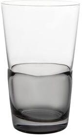 Vivience Set of 6 Glasses with Colored Shade Bottom Half
