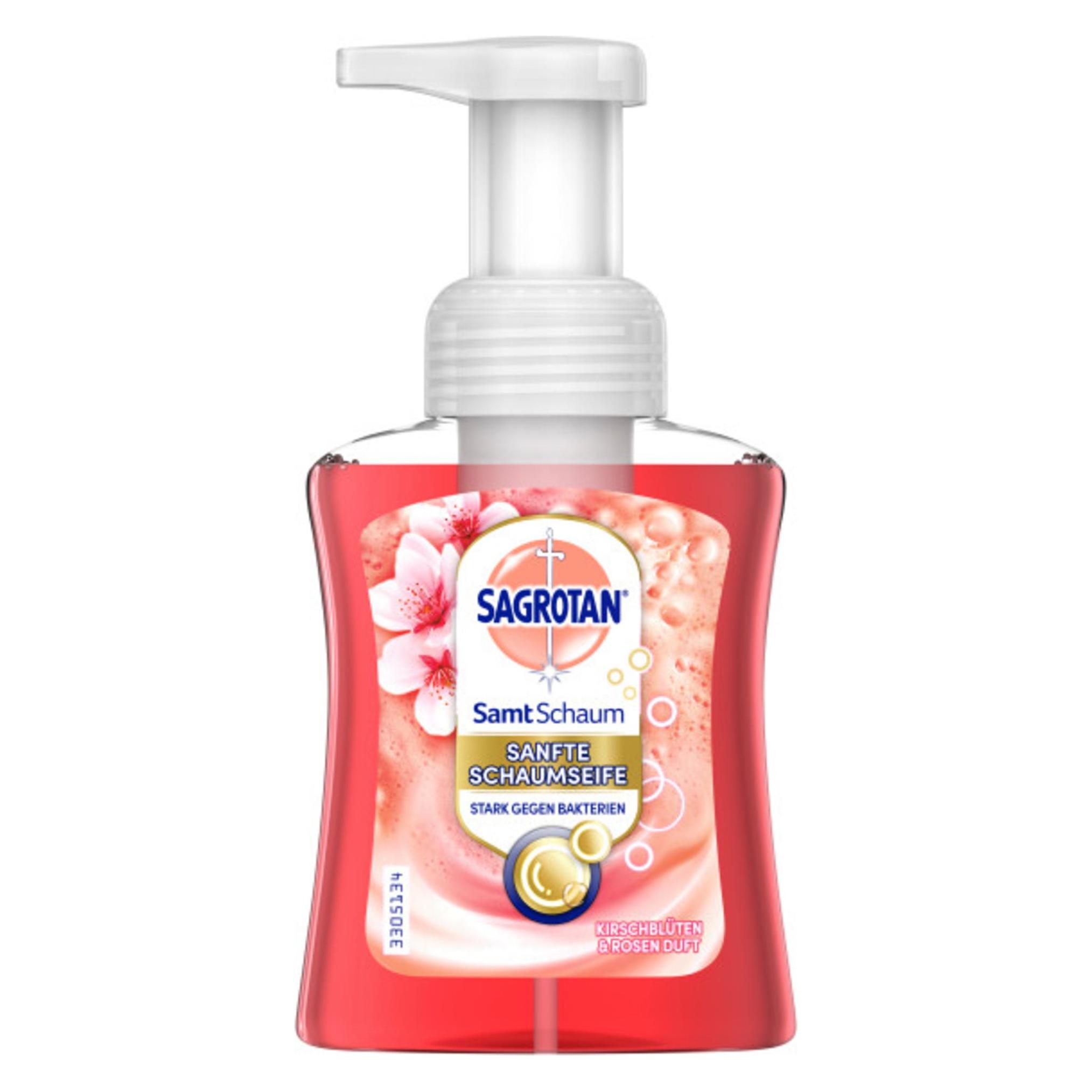 Sagrotan SamtSchaum Kirschblüte&Rose (Flüssigseife, 250 ml) (3054749)