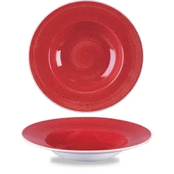 Churchill Stonecast Berry Red Teller Tief 24cm