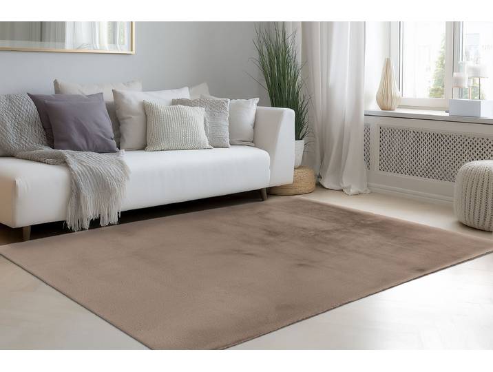 Tapis à poils courts Emperor 525 Marron/Taupe 120 x 170cm Polyester