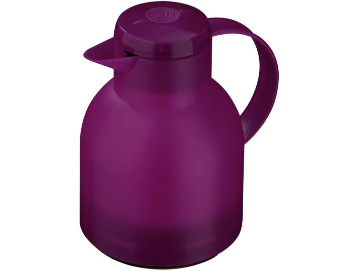 Emsa Samba Thermos 1L Quicktip - Glas\, Paars\, Lekvrij