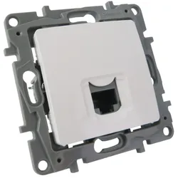 RJ45 Datendose Cat5 UTP Netzwerksteckdose weiß Niloe Legrand 764571