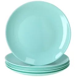 MamboCat 6x Mint Kuchenteller Ø 19 cm Glas flache Teller Dessert Salat