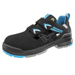 Sicherheitshalbschuhe S1 "FORGE AIR BLACK/BLUE LOW" - 37 - schwarz