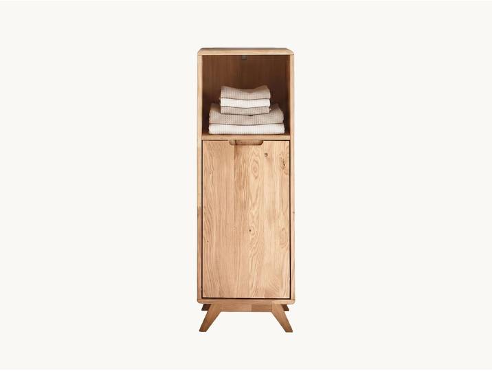 Badschrank Miora - ohne Schubladen - H115xB40xT35 cm