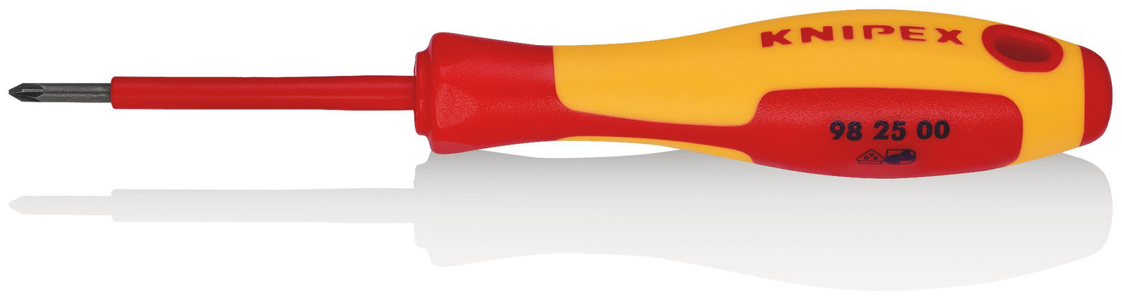 Knipex VDE schroevendraaier voor kruiskopschroeven