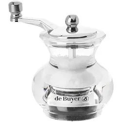 de Buyer Gewürzmühle Boogie 7cm, Pfeffermühle + Salzmühle, Transparent