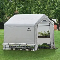 Shelter Logic Foliengewächshaus 180 x 180 cm,weiß,3,24 m2