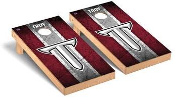 Skip's Garage Troy Trojans Vintage Cornhole Board Set