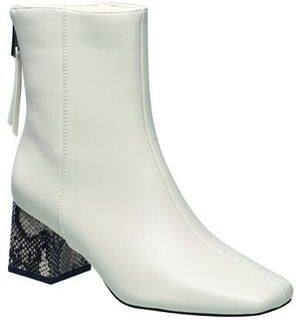Women's Tess Zip Back Bootie by French Connection in Ivory (Size 10 M)