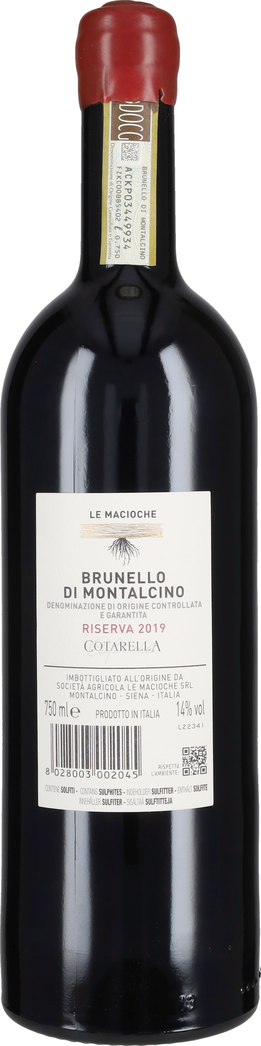 Brunello di Montalcino Riserva Le Macioche 2019