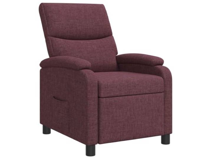 Fisinber Relaxsessel Verstellbar Polstersessel Stoff Lila Ergonomische Liegeposition bis 160 Grad für gemütliche Ruhezeiten im Wohnzimmer oder Büro auf weichem Schaumstoff.