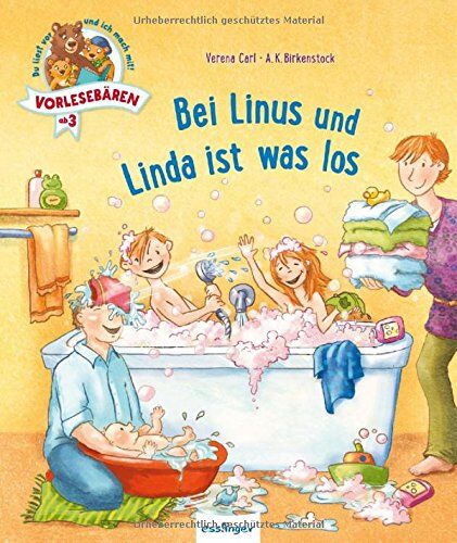 Verena Carl - Vorlesebären: Bei Linus und Linda ist was los - Preis vom 15.10.2026 23:06:25 h
