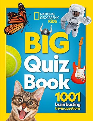 National Geographic Kids - Big Quiz Book: 1001 brain busting trivia questions (National Geographic Kids) - Preis vom 19.10.2026 19:33:35 h