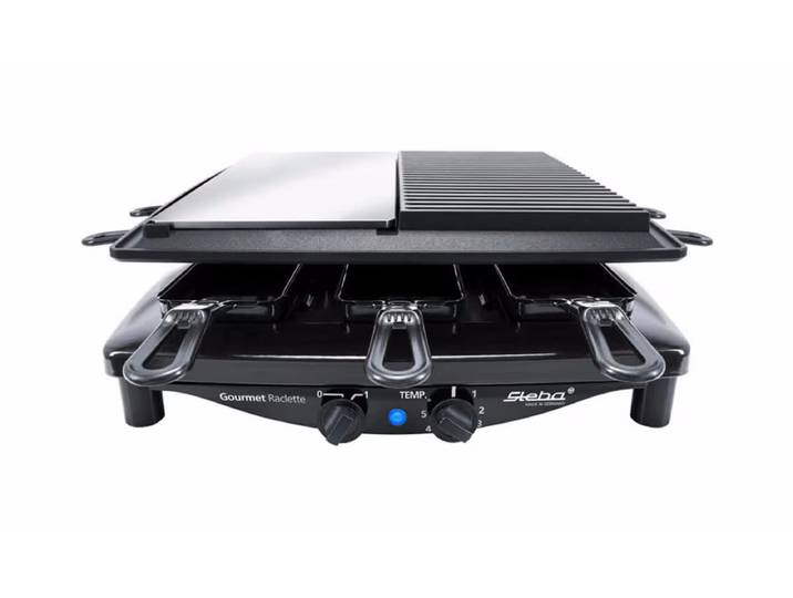 Steba RC 8 Black Steel Raclettegrill – Raclette Ofen/Raclette Grill – schwarz