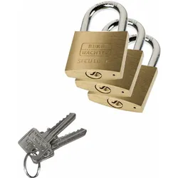 Burg Wächter, Vorhängeschloss, Zylinderschloss Secu-Lock 405 Set