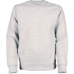 Just Hoods Crew Neck Sweatshirt, heather grey, 3XL