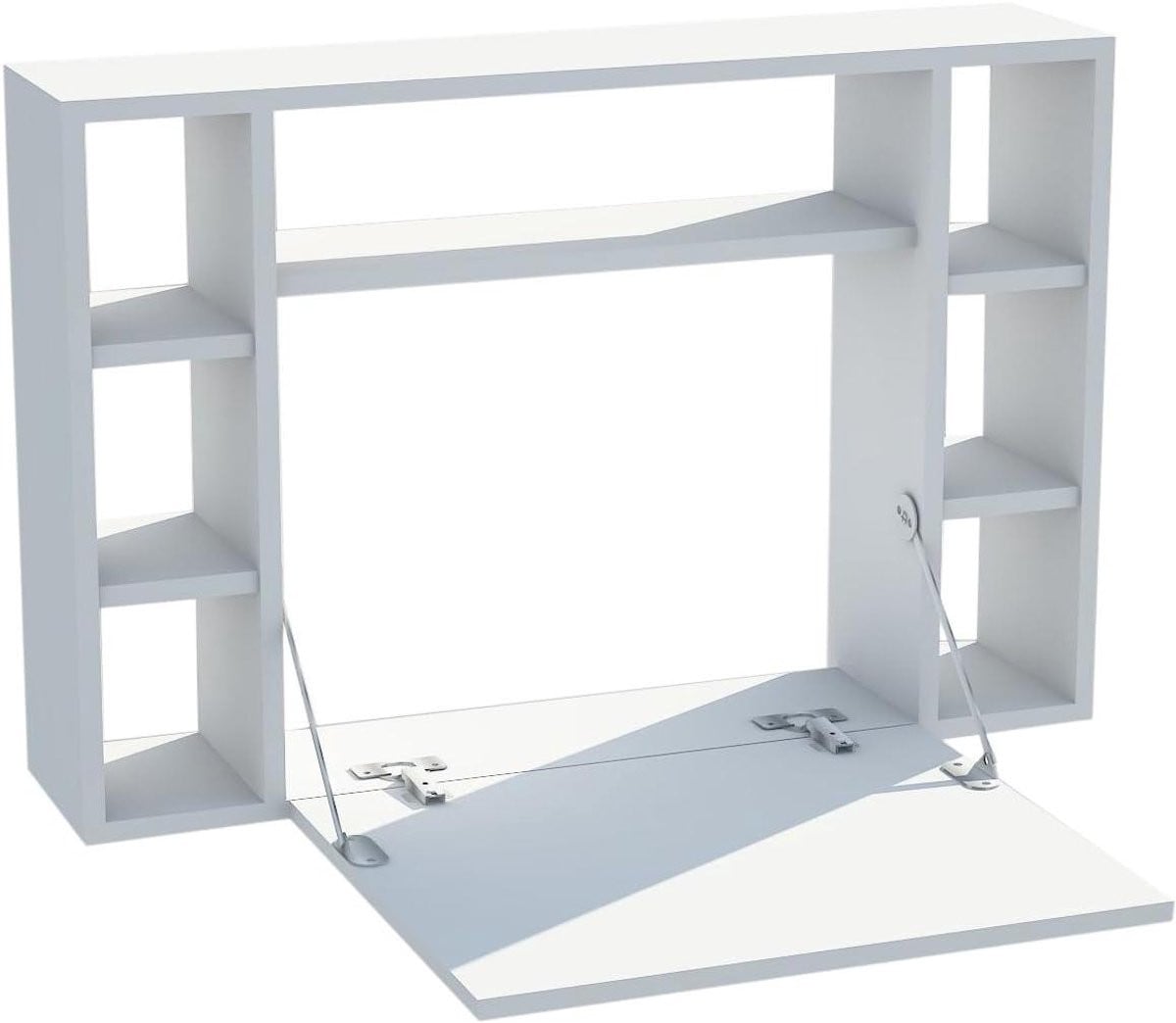 Modern Wit Bureau - Rechthoekige Werktafel voor Thuiswerkplek