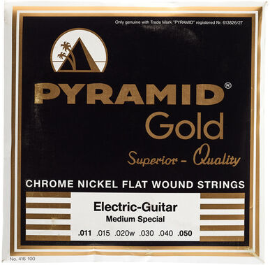 Pyramid Gold Flatwound 011-050
