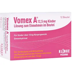 Vomex A® Lösung 12,5 mg Kinder 12 St