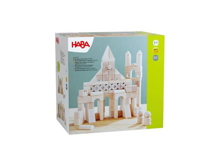 Haba Basisbausteine natur, Set groß Spielbausteine, unisex neutral