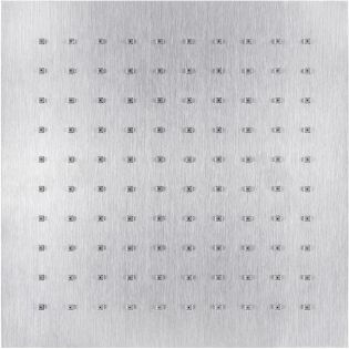 Herzbach Living Spa iX douche de tête 19.600250. 2000 .09 Inox , 250 mm, pluie