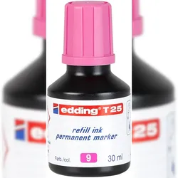 edding Permanentmarker T 25 Nachfülltinte rosa 30 ml