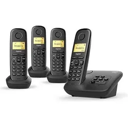 Gigaset A270A Quatro, Telefon, Schwarz